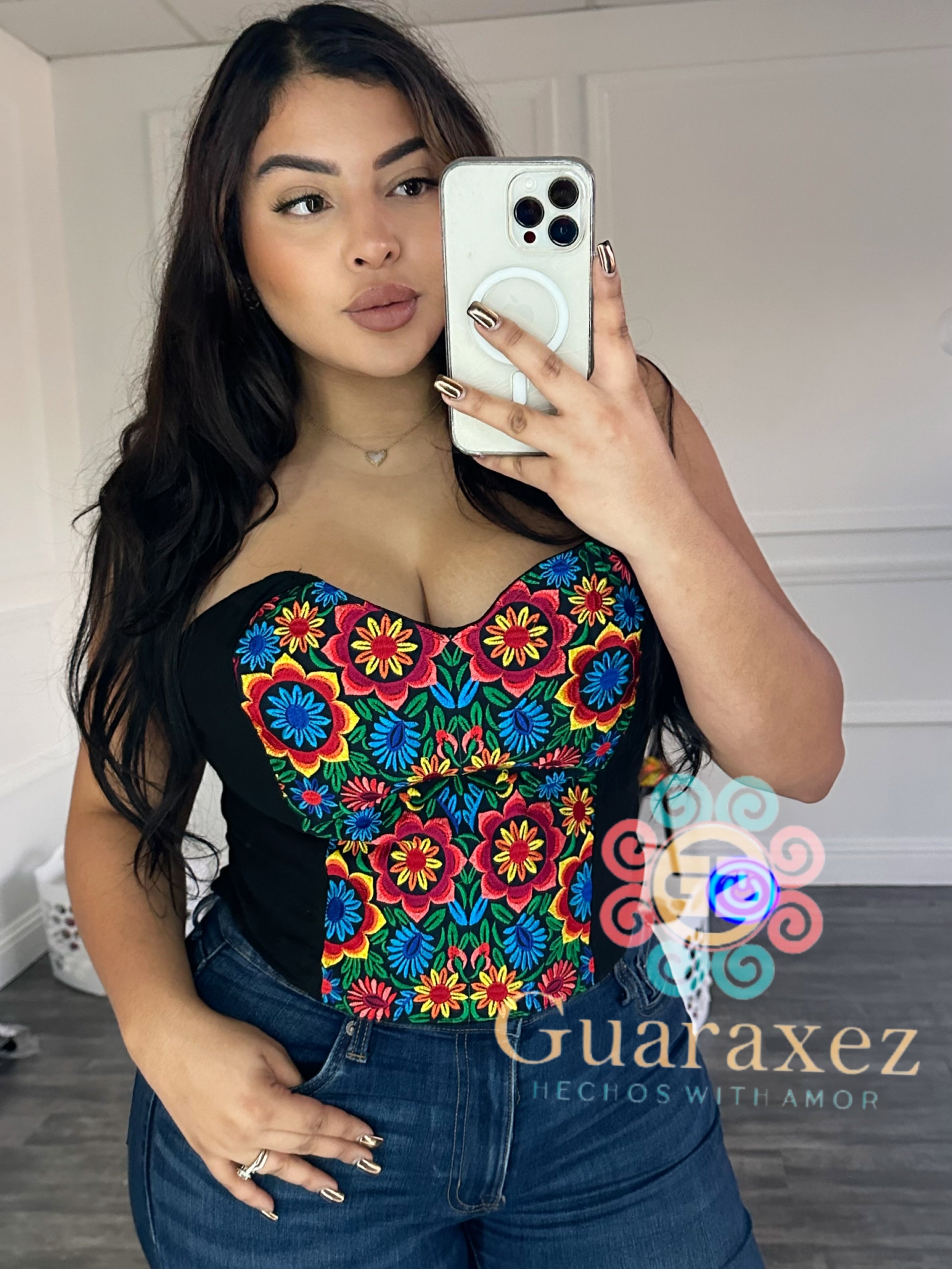 gasa＊Flora embroidery corset 1B44759F-04A6-417A-9299-