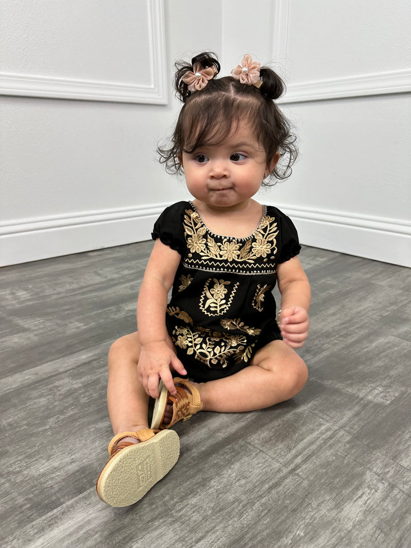 Golden Girls Romper Black