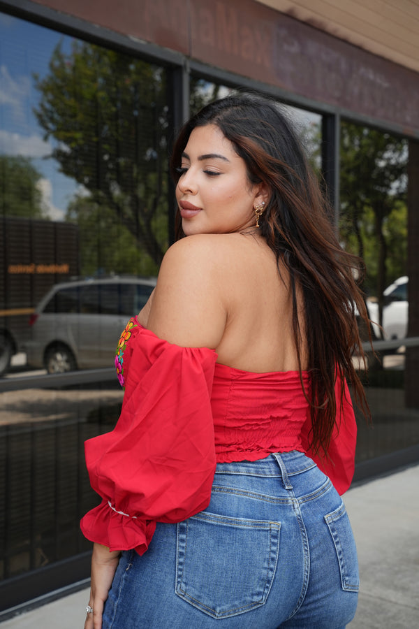 Princesa Mexican Embroidery Top