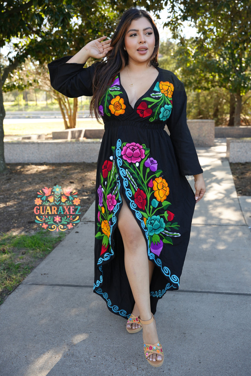 Solange Mexican Dress – Guaraxez