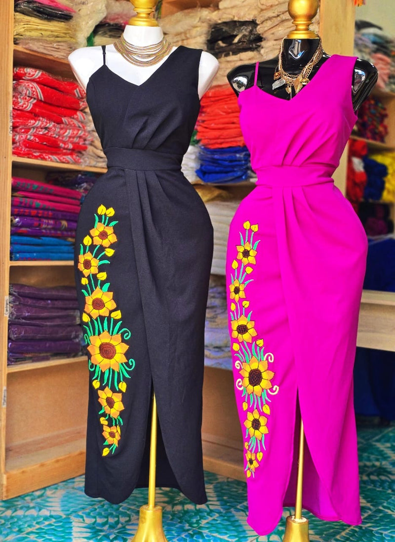 Aranza Mexican Embroidery Dress