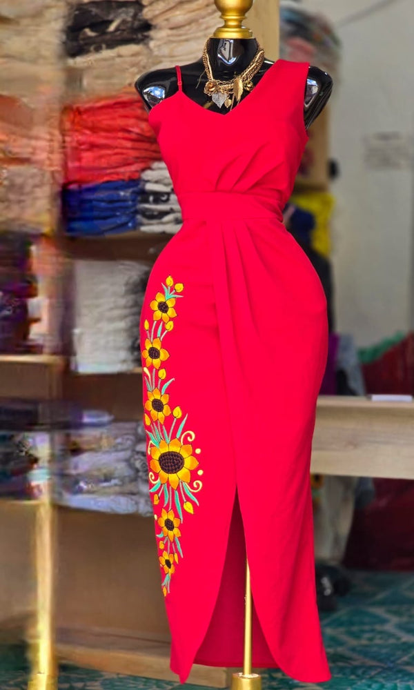 Aranza Mexican Embroidery Dress