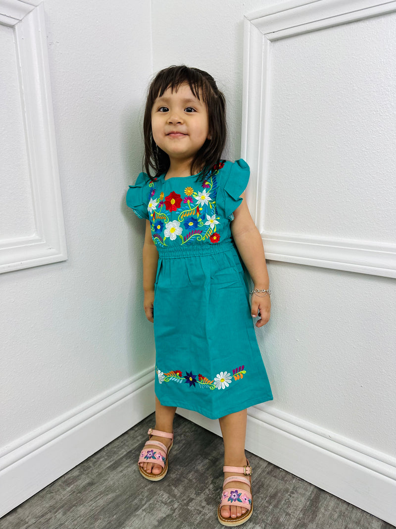 Luna Girls Mexican Dress