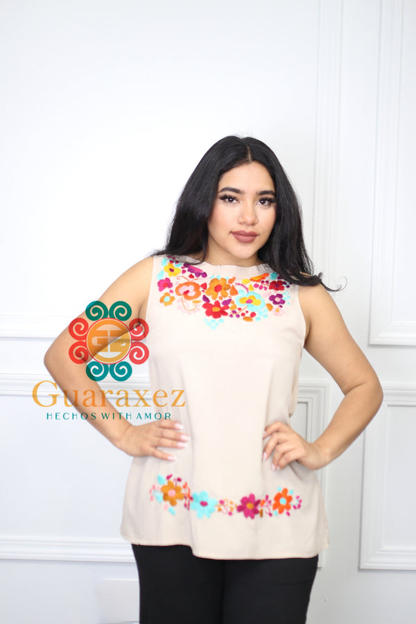 Fernanda Top Hand embroidered