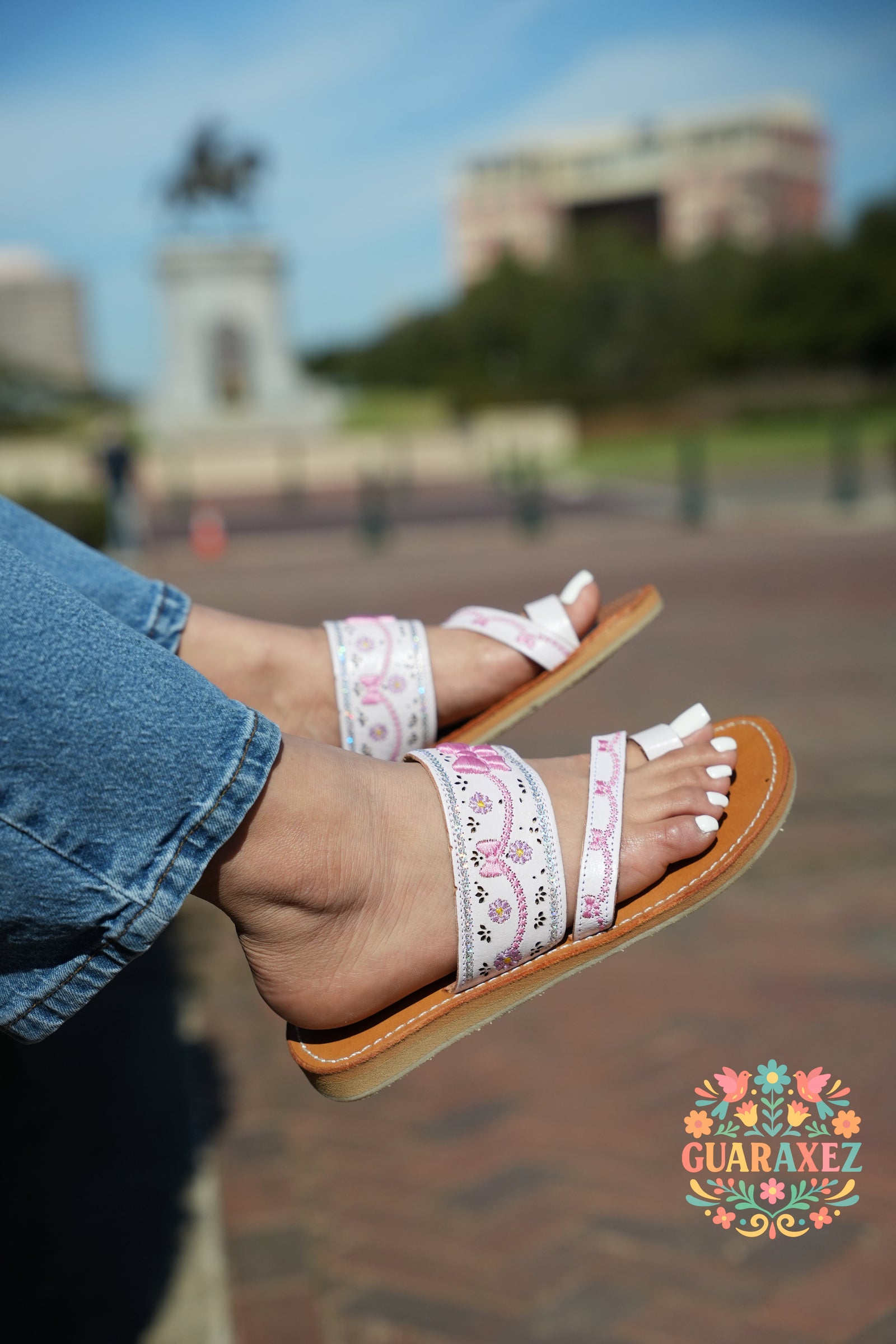 GARACHA様 Coqueta Leather Mexican Huaraches Sandals – Guaraxez