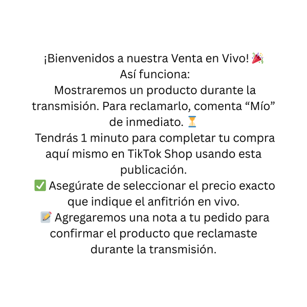 LIVE SALE