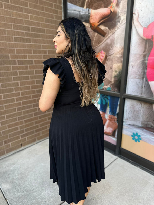 Anastasia Mexican Dress Black