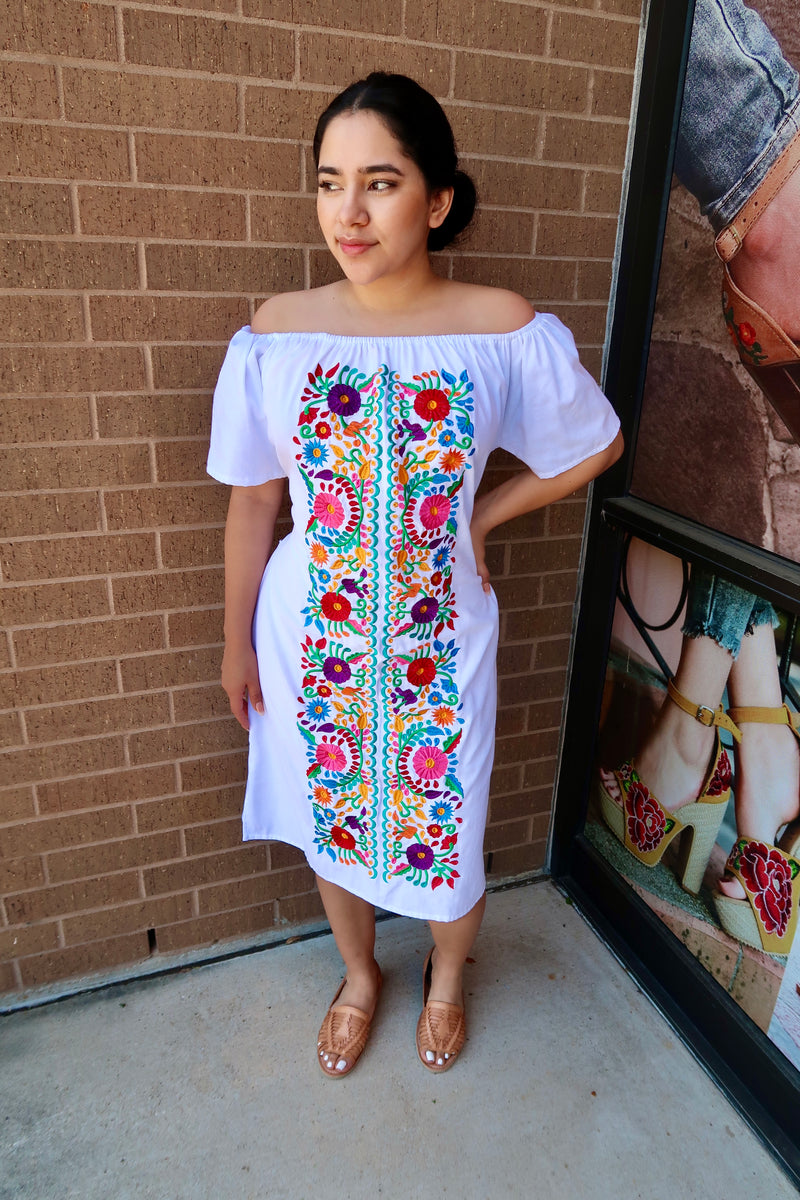 Mamacita Embroidered Mexican Dress