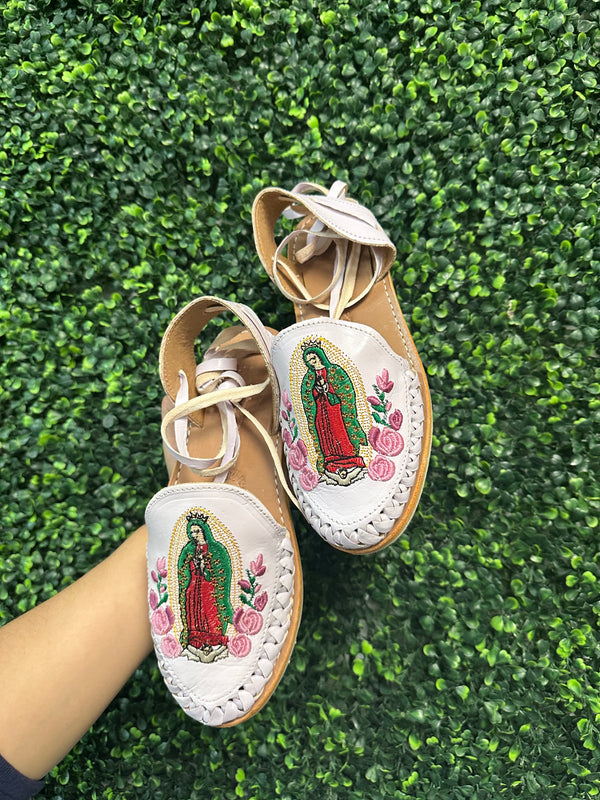 Lupita Mexican Lace Up Huaraches