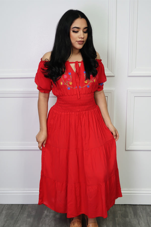 Gloria Embroidery Dress