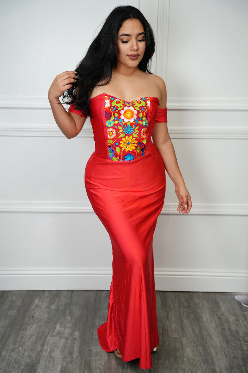 Gladis Embroidered Dress