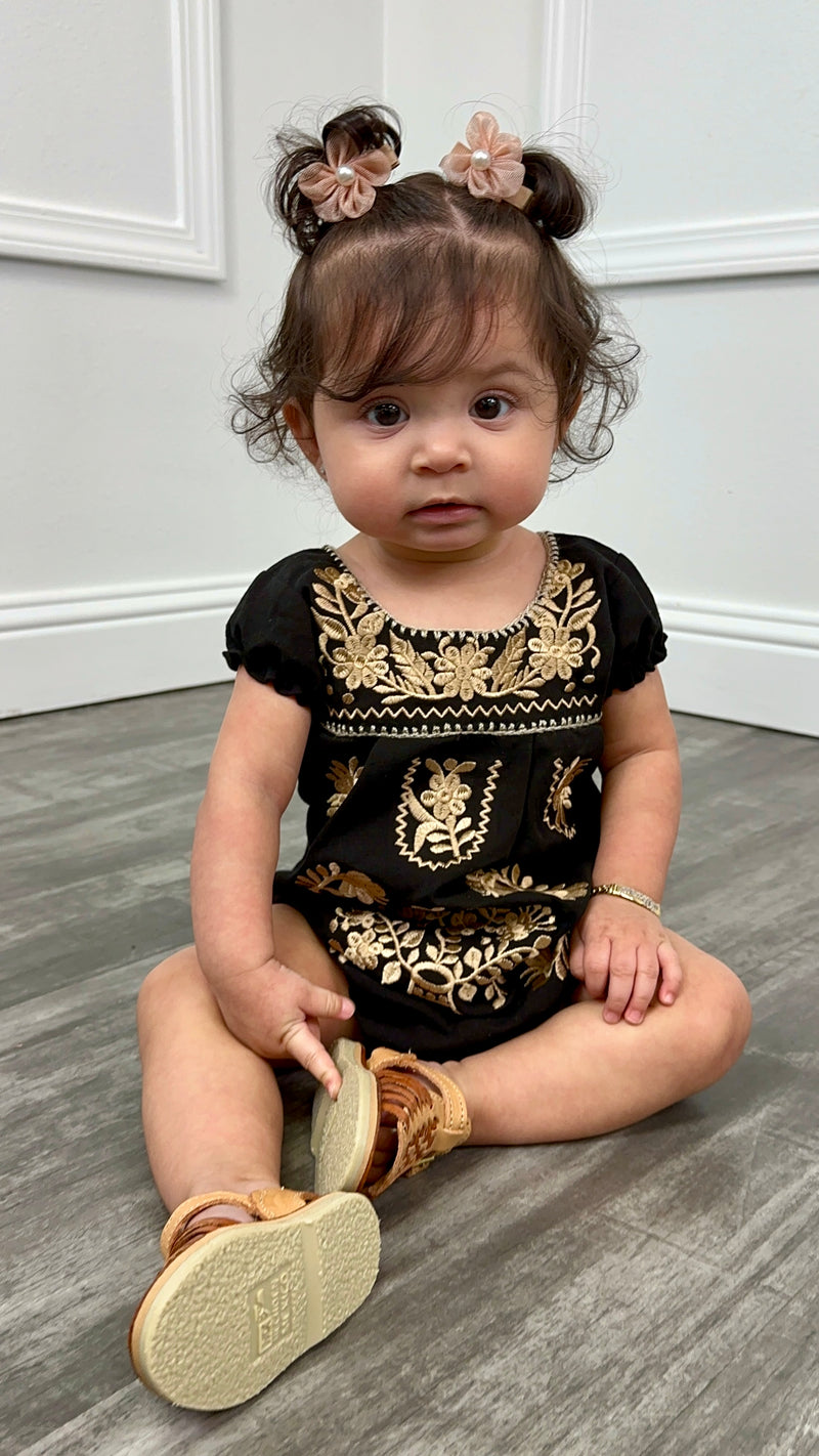 Golden Girls Romper Black