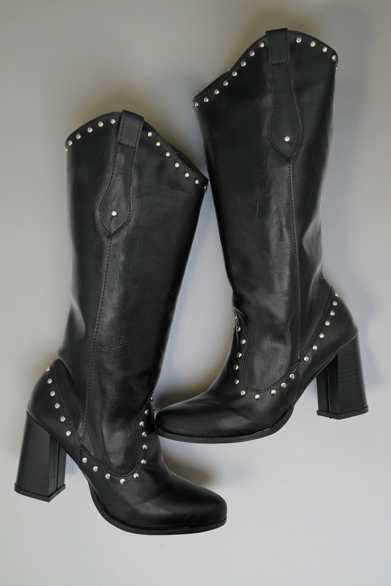 Bota Vaquera Larga Studs (320)
