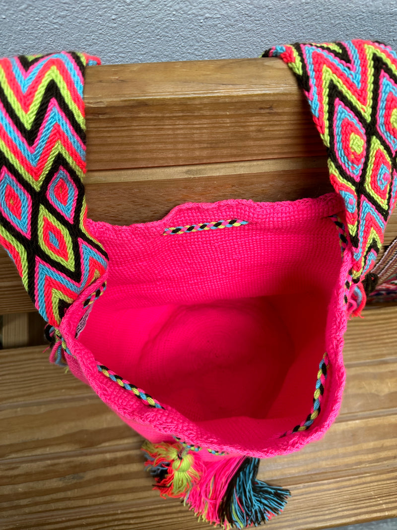 Neon Pink Wayu Bag