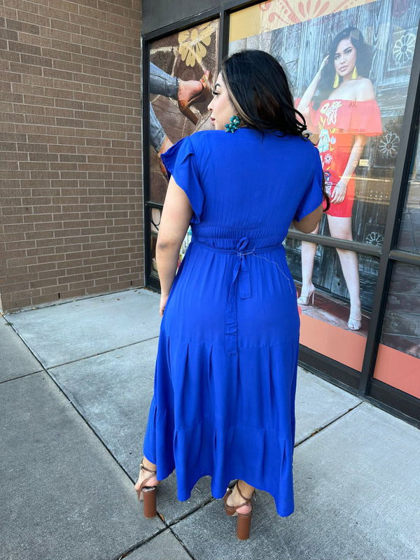 Aketzali Dress Royal Blue