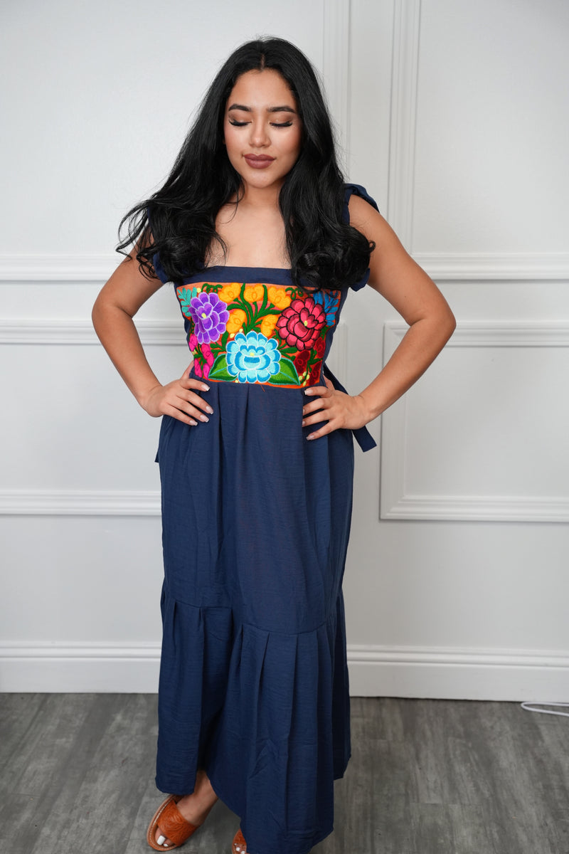 Julia Mexican Embroidery Dress