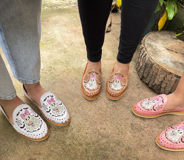 Fantasma Coquette Leather Flats
