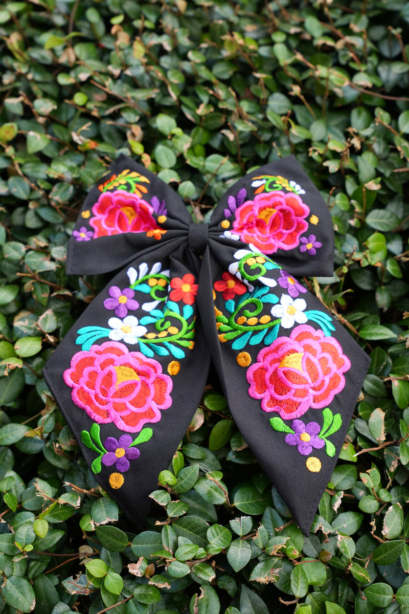 Mono Bordado Mexicano Flores Grandes