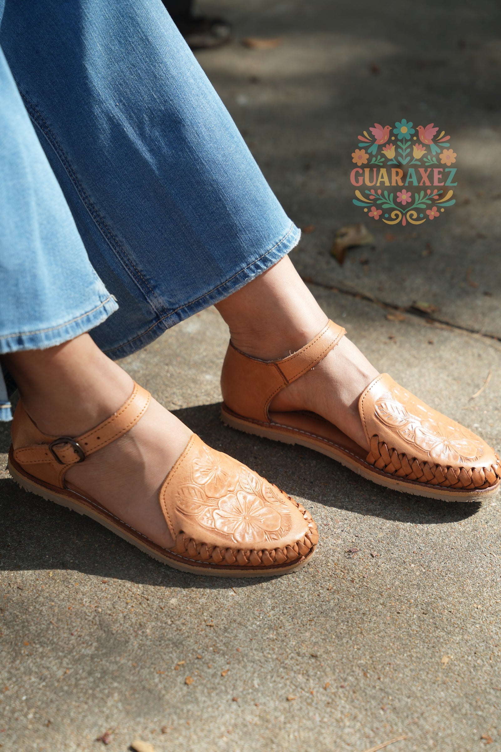 Buena Vista Buckle Leather Huaraches – Guaraxez