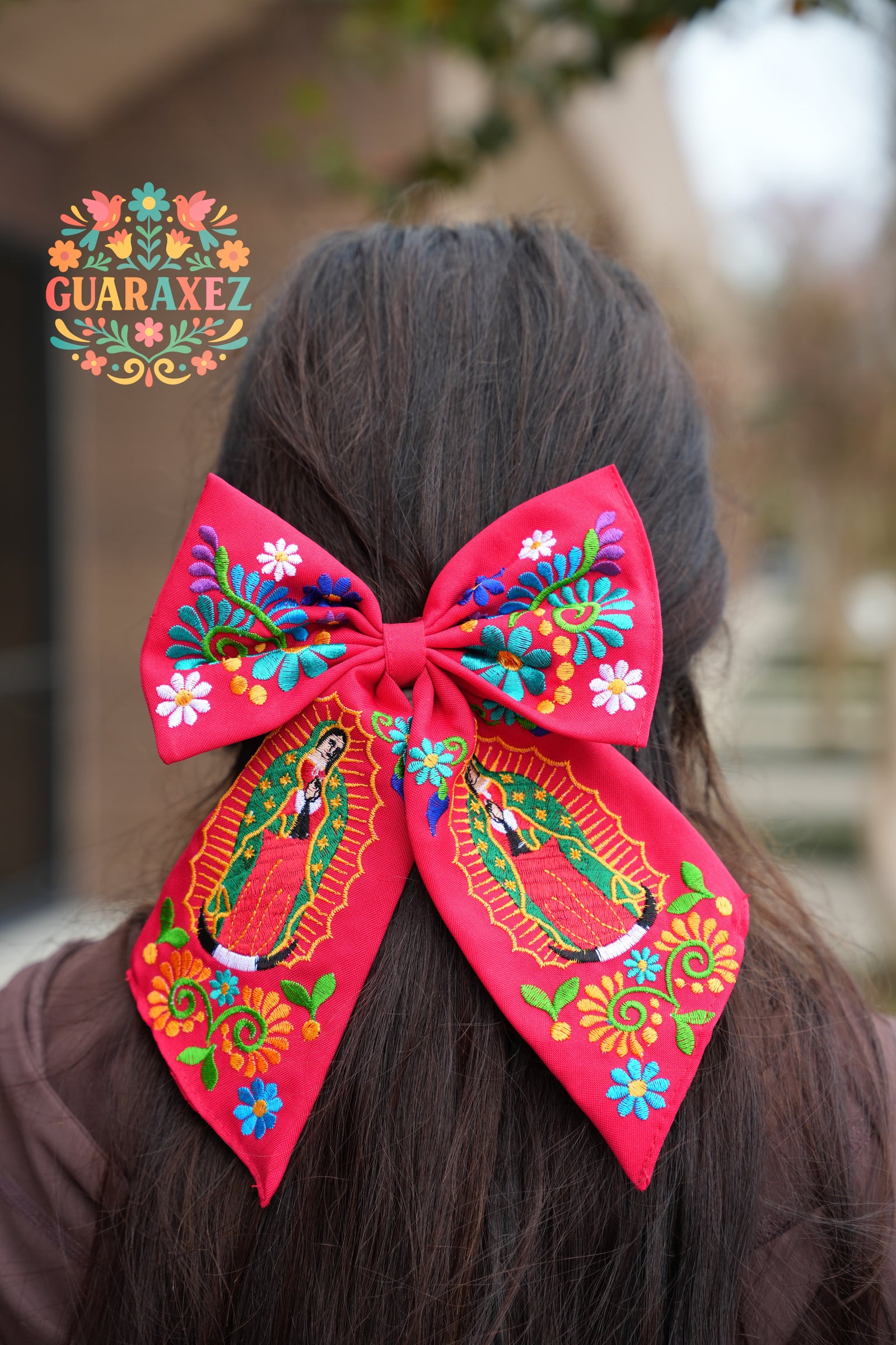 Virgen Mexican Bow Clips Small – Guaraxez