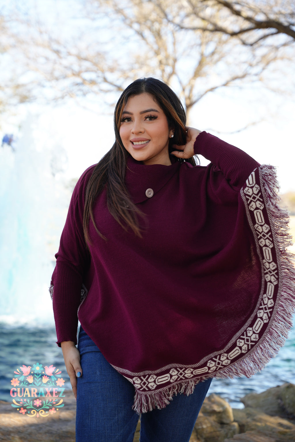 Grecia Poncho Artesanal Mexicano – Guaraxez