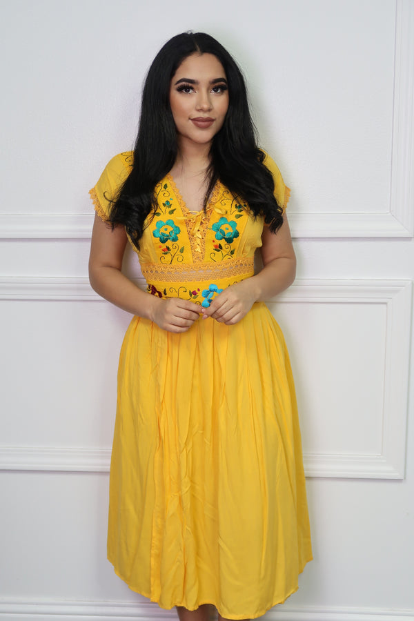 Brisa Embroidery Dress