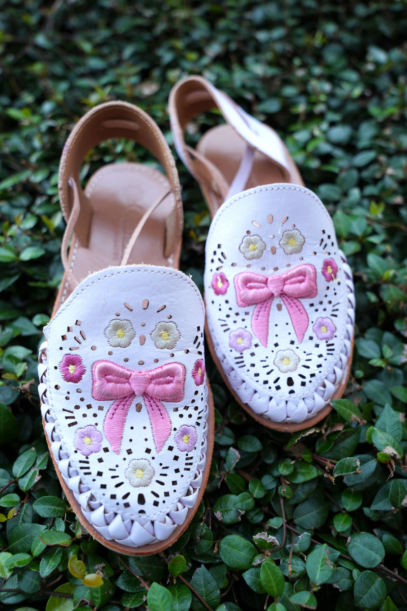 Coquette Mexican Lace Up Huaraches