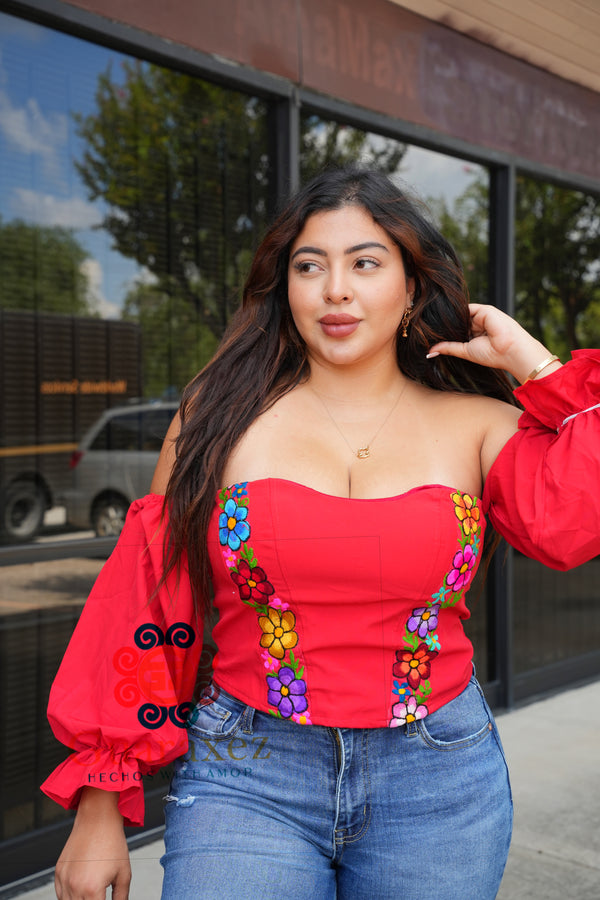 Princesa Mexican Embroidery Top