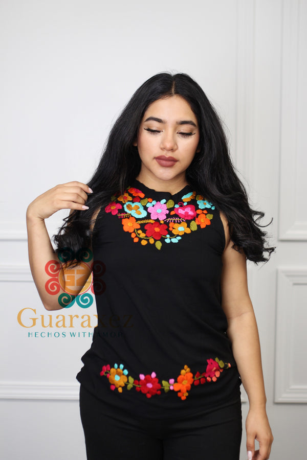 Fernanda Top Hand embroidered