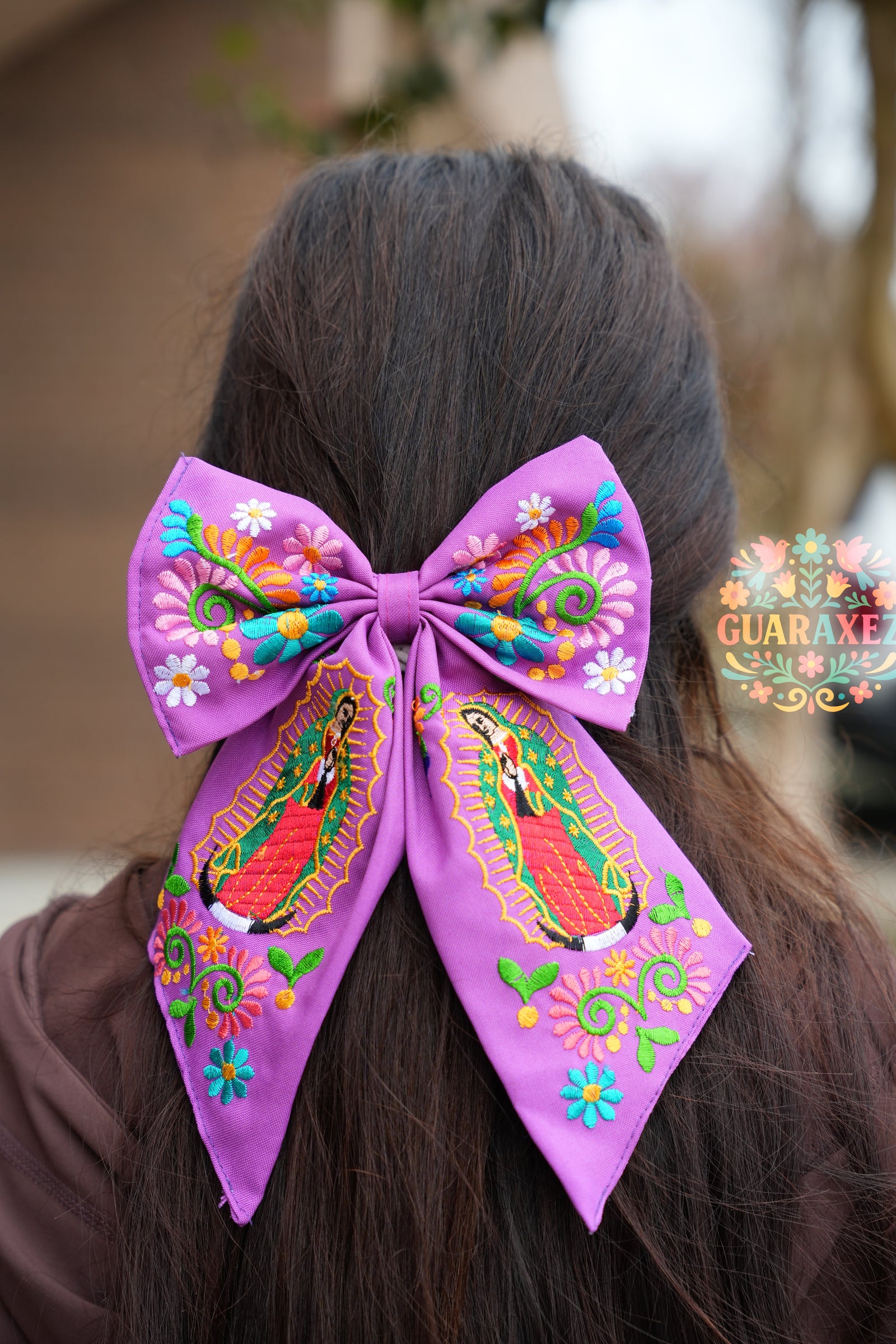 Virgen Mexican Bow Clips Small – Guaraxez