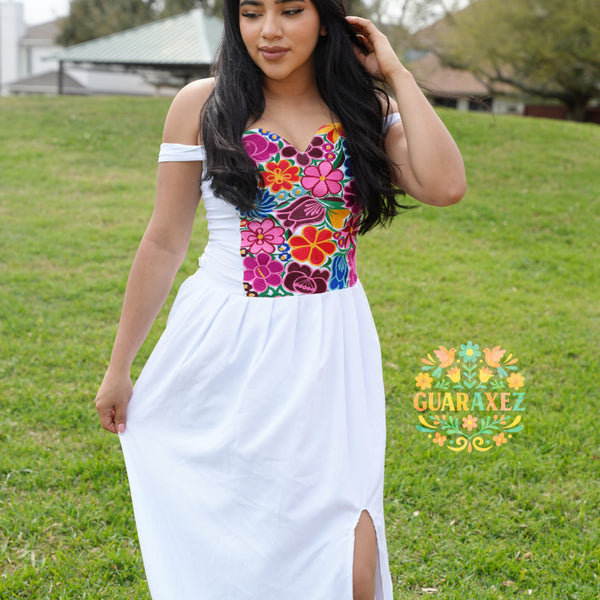 Esmeralda Dress White – Guaraxez