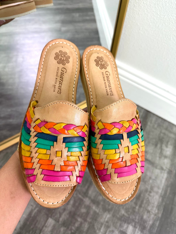 Colorful mexican sandals online