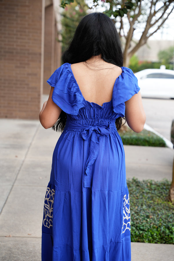 Martha Mexican Embroidery Dress