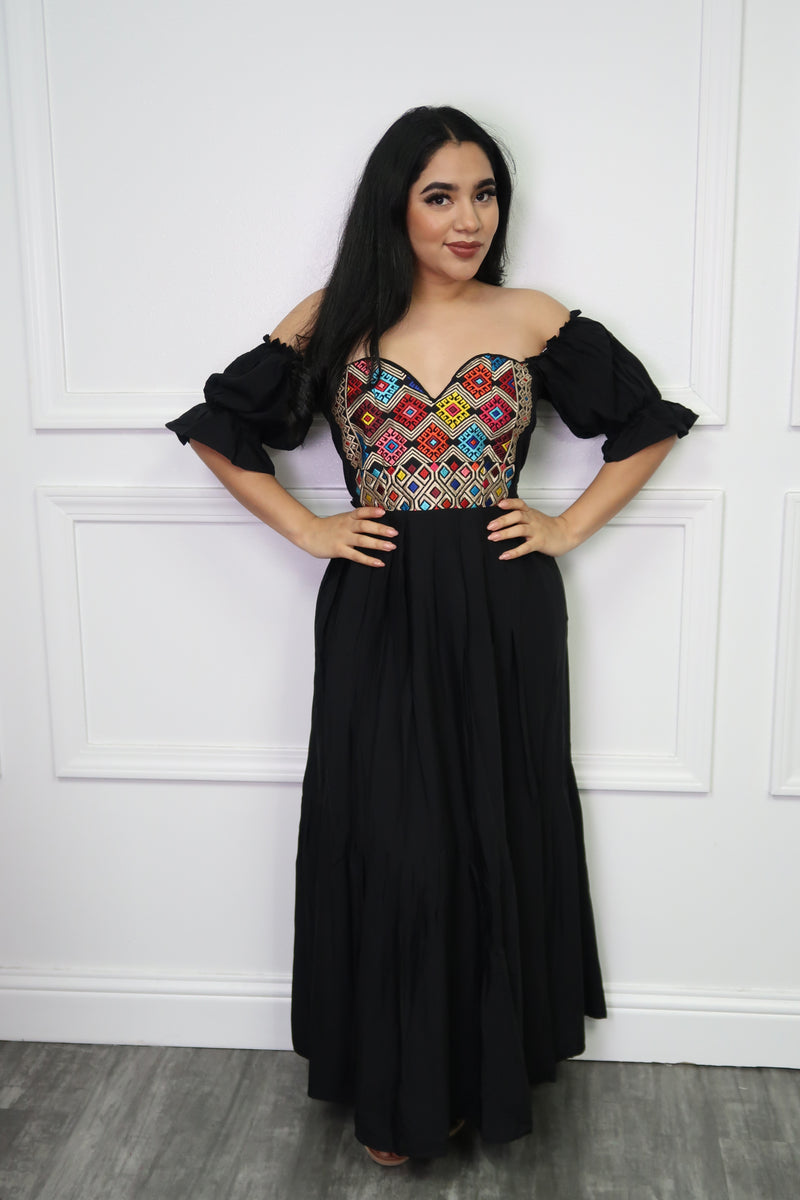 Renata Embroidery Dress