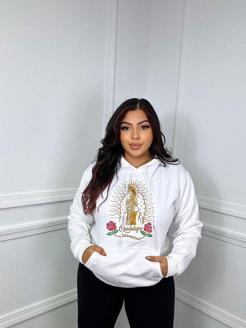 Guadalupe Hoodie White