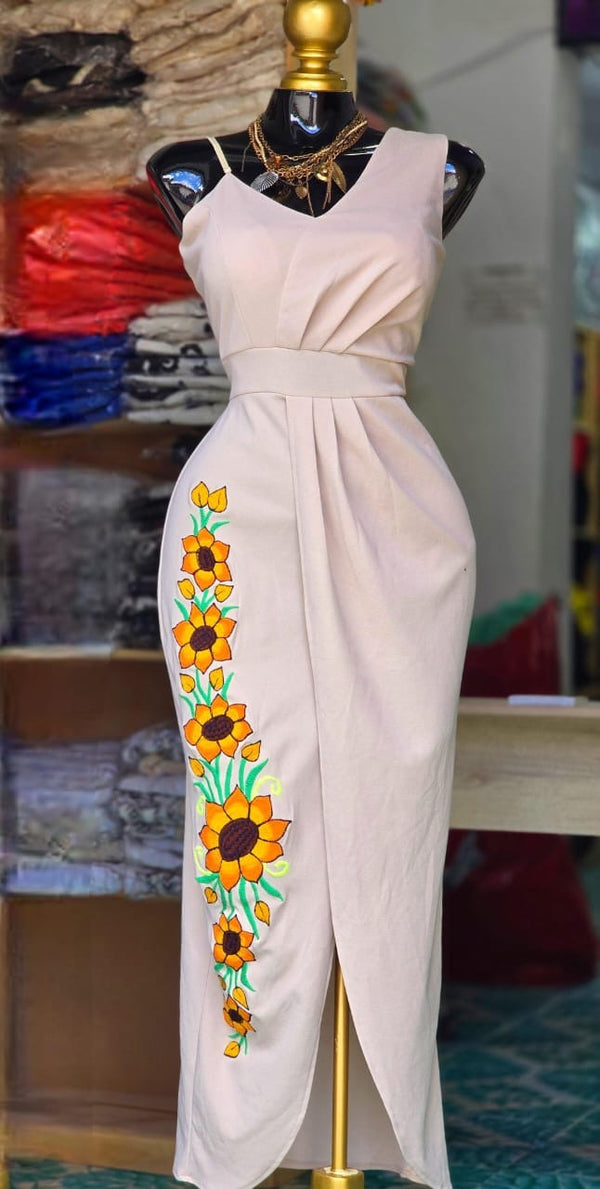 Aranza Mexican Embroidery Dress