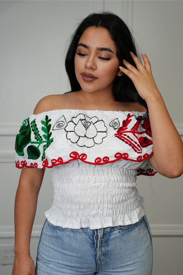 Nori Tricolor Campesina Top