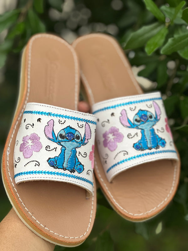 Stitch Leather Sandals