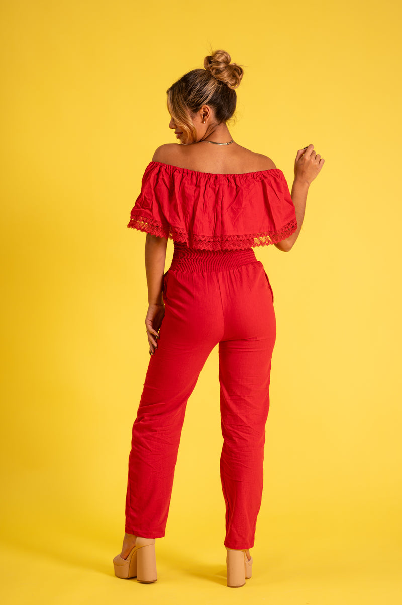 Leah Jumpsuit Petite Red Guaraxez leah-jumpsuit-petite-red-guaraxez