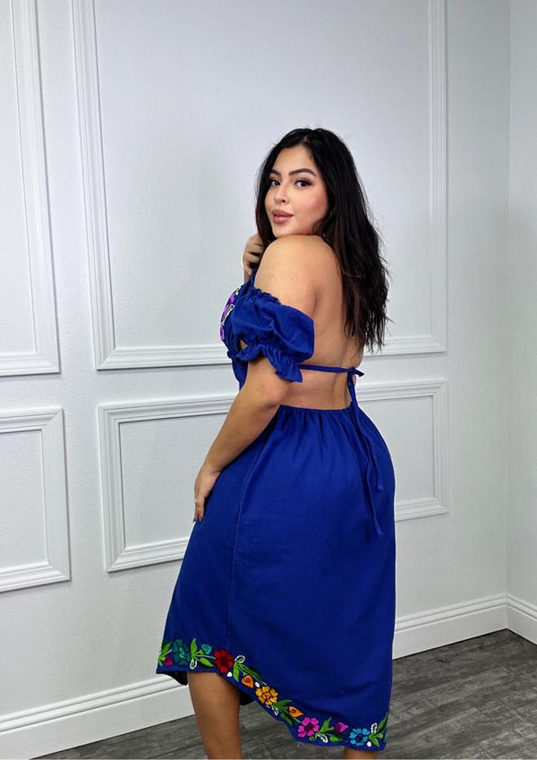 Alondra Dress Royal Blue