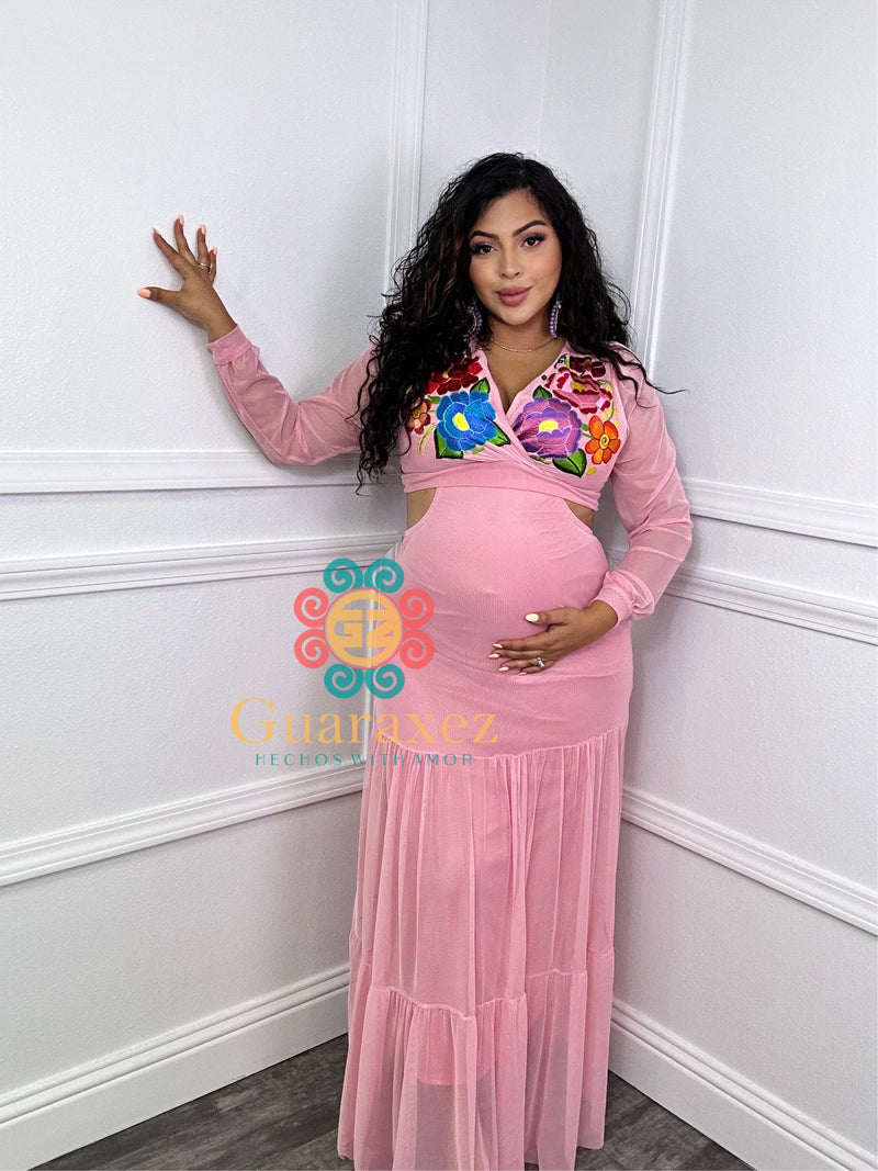 thalia pink dress Thalia Sara Safa