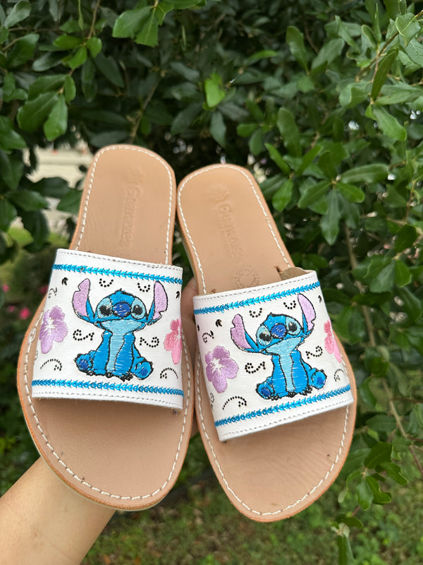Stitch Leather Sandals