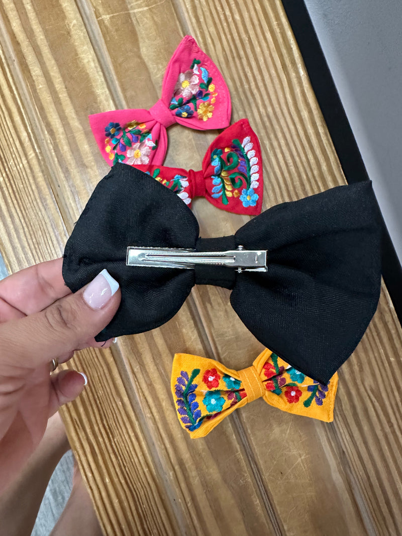Mini Mexicans Hair Bow Clips