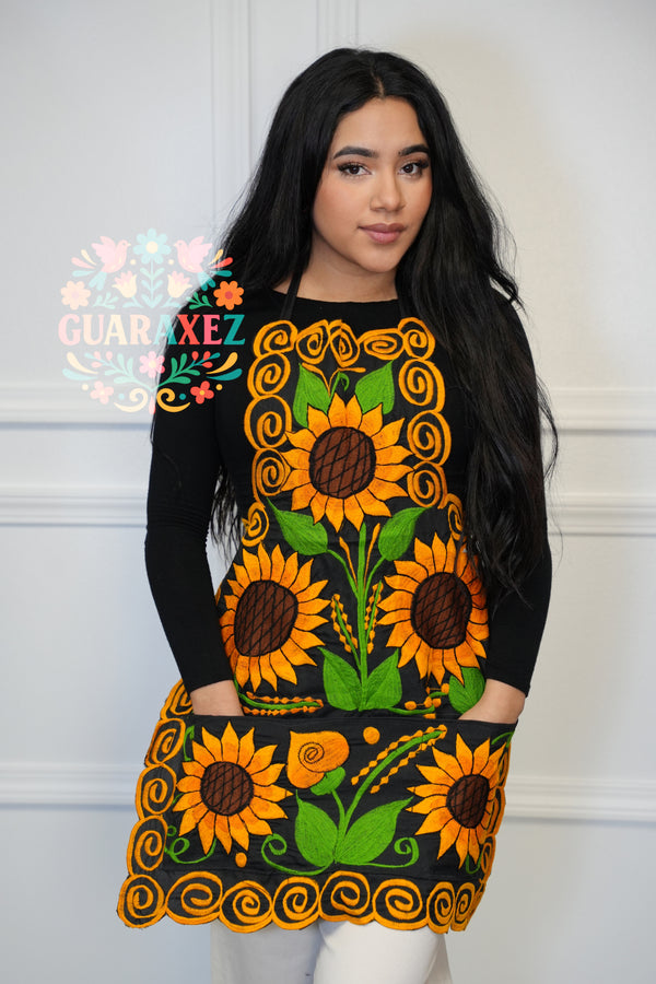 Sunflower Mexican Apron