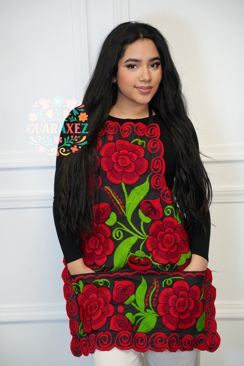 Roses Mexican Apron