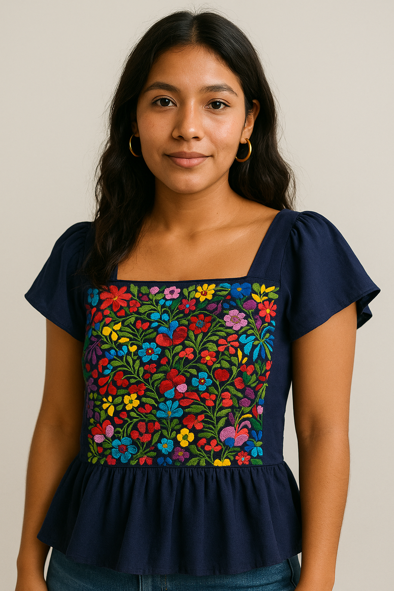 Ximena Embroidery Top
