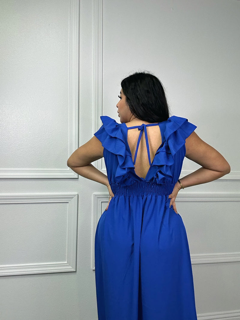 Marena Dress Royal Blue