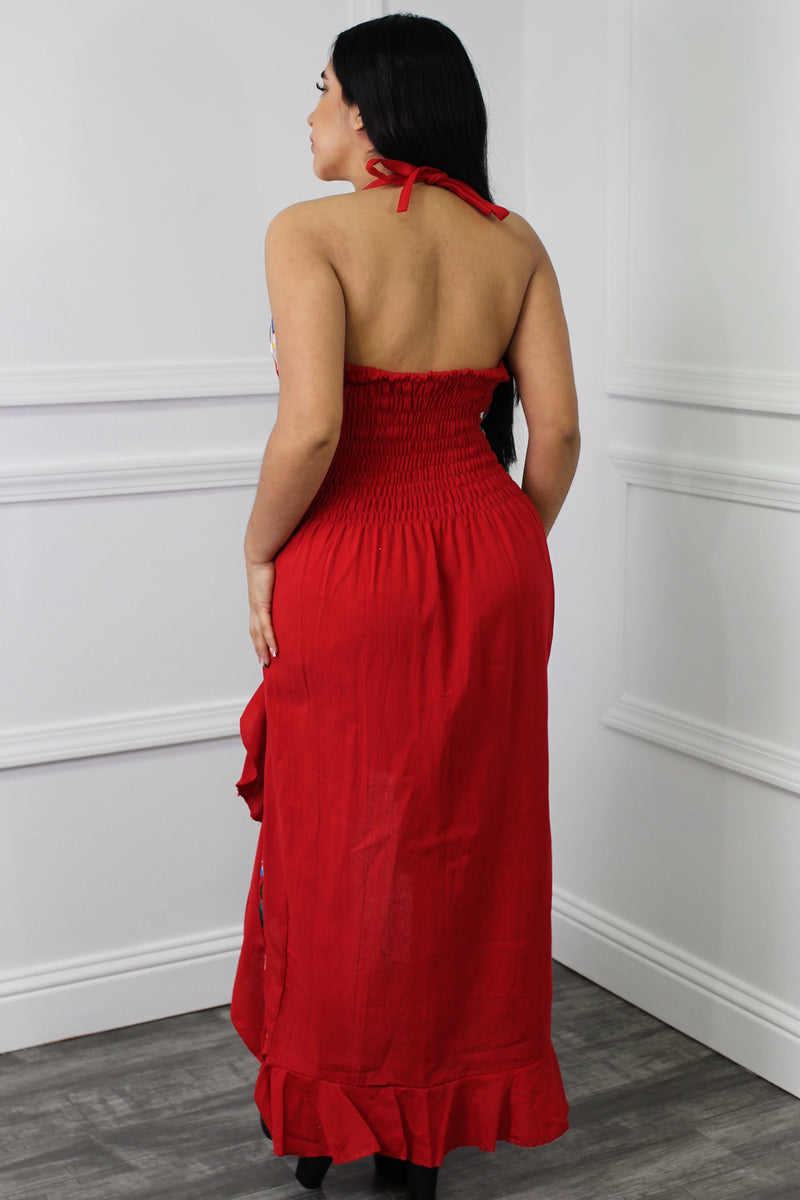 Alma Mexican Embroidery Dress Guaraxez Alma Mexican Embroidery Dress Guaraxez