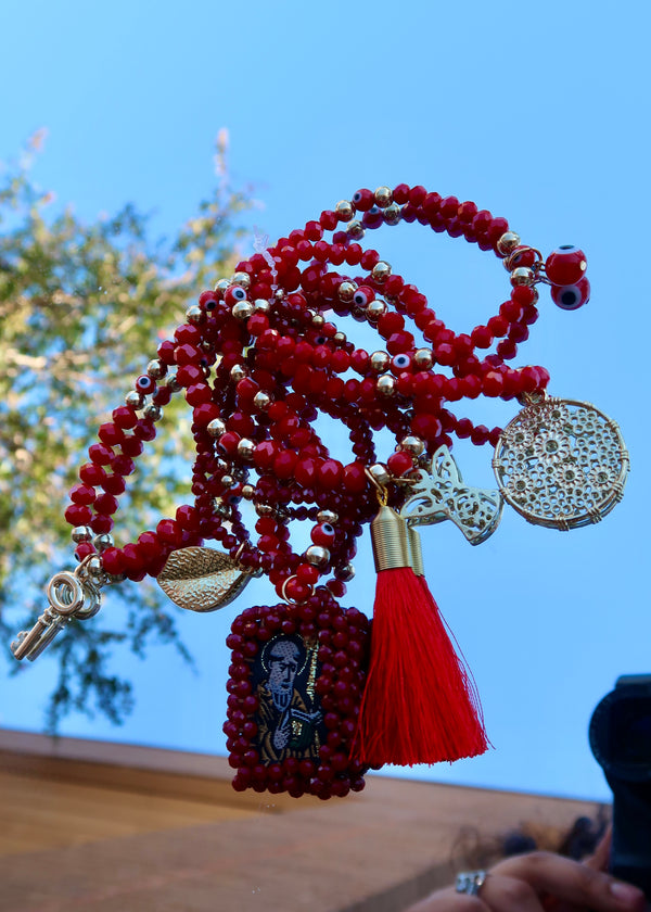 San Judas Red Semanario Bracelet