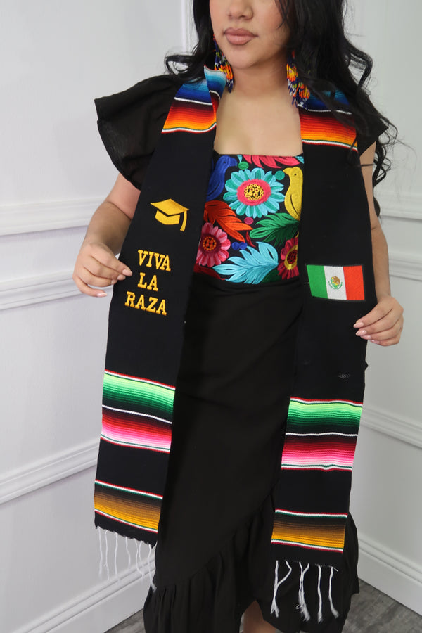 Viva La Raza Graduation Stole